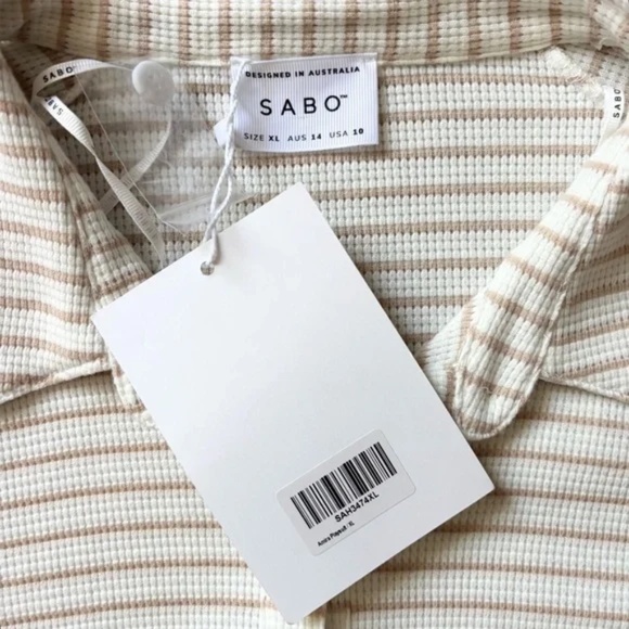 SABO NWT Amira Striped Playsuit XL - Picture 5 of 7